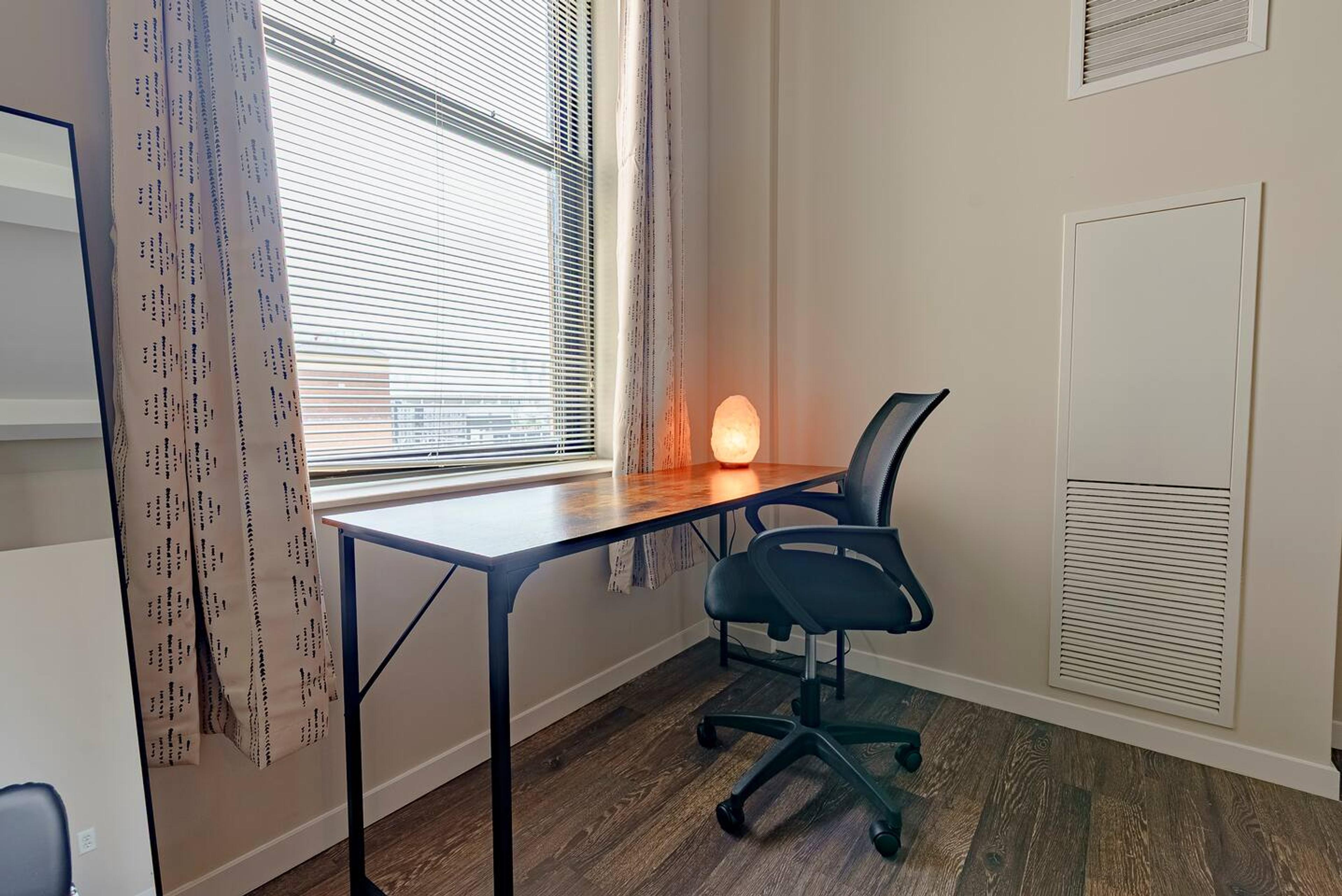 Office corner within the unit