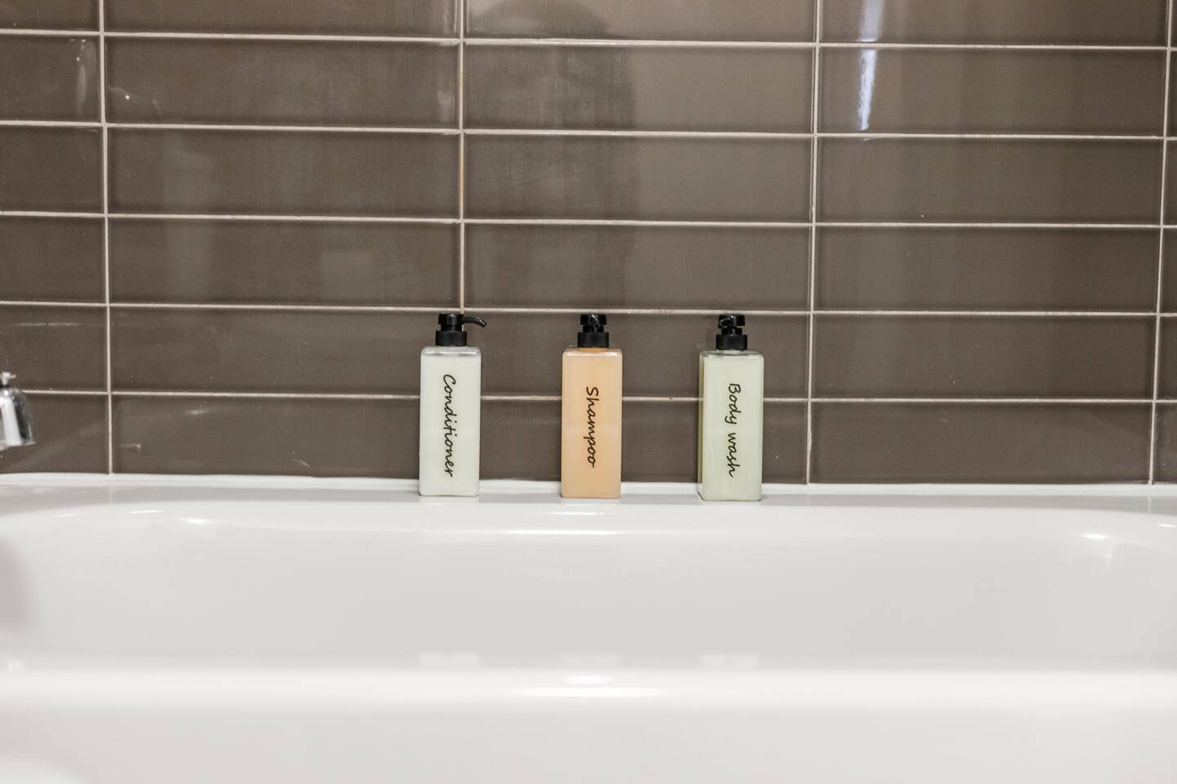 Body wash , Shampoo and Conditioner