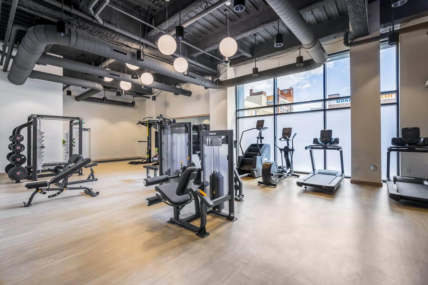 Equipments found on the gym that you are free to use