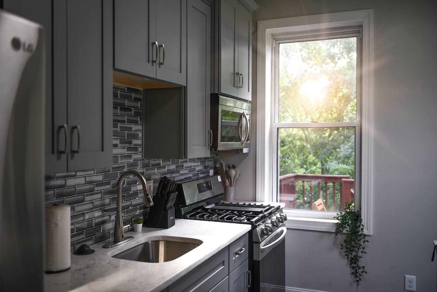 Culinary Creations and Sunshine: A Perfect Blend by the Window.