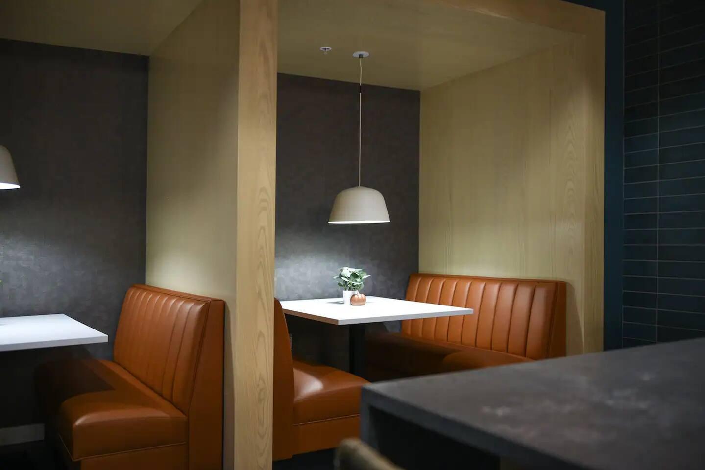 Cozy dining area perfect for enjoying meals together, designed with comfort and convenience in mind for your stay.