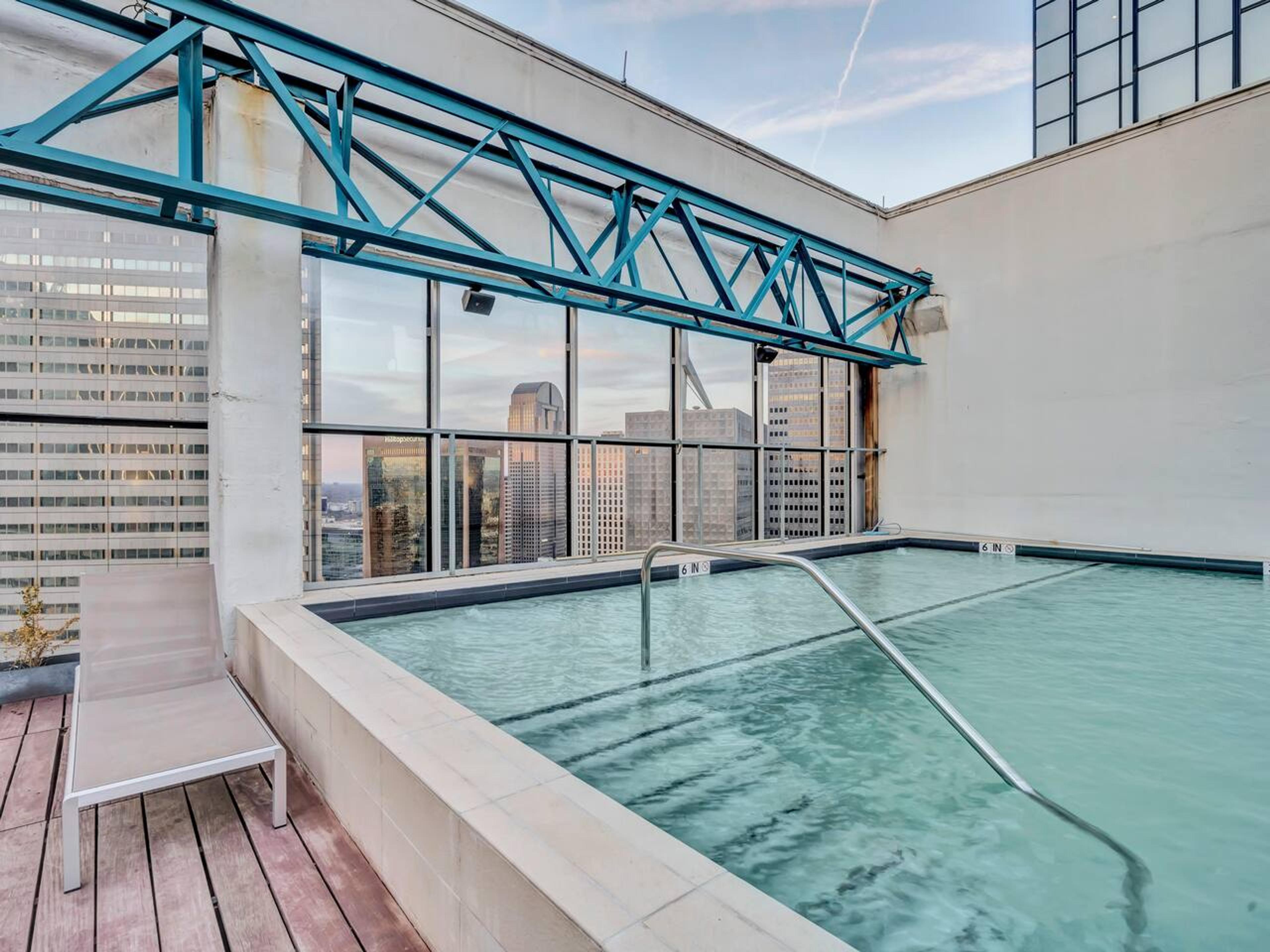 Rooftop pool