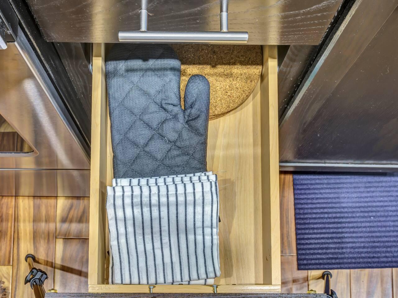 Oven mitts for your baking skills!