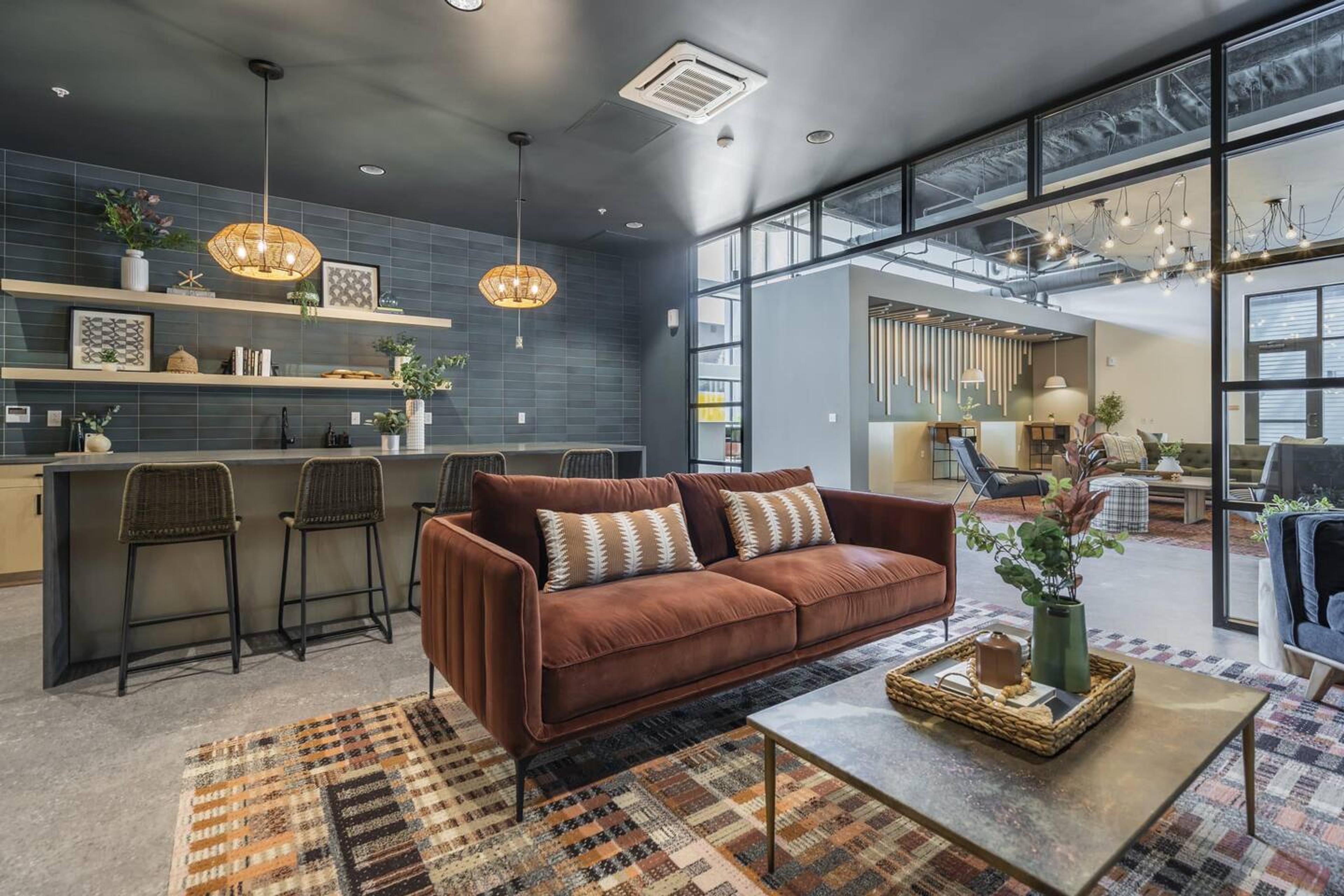 Common: Community Kitchen Area + Co-working/Relaxation Areas