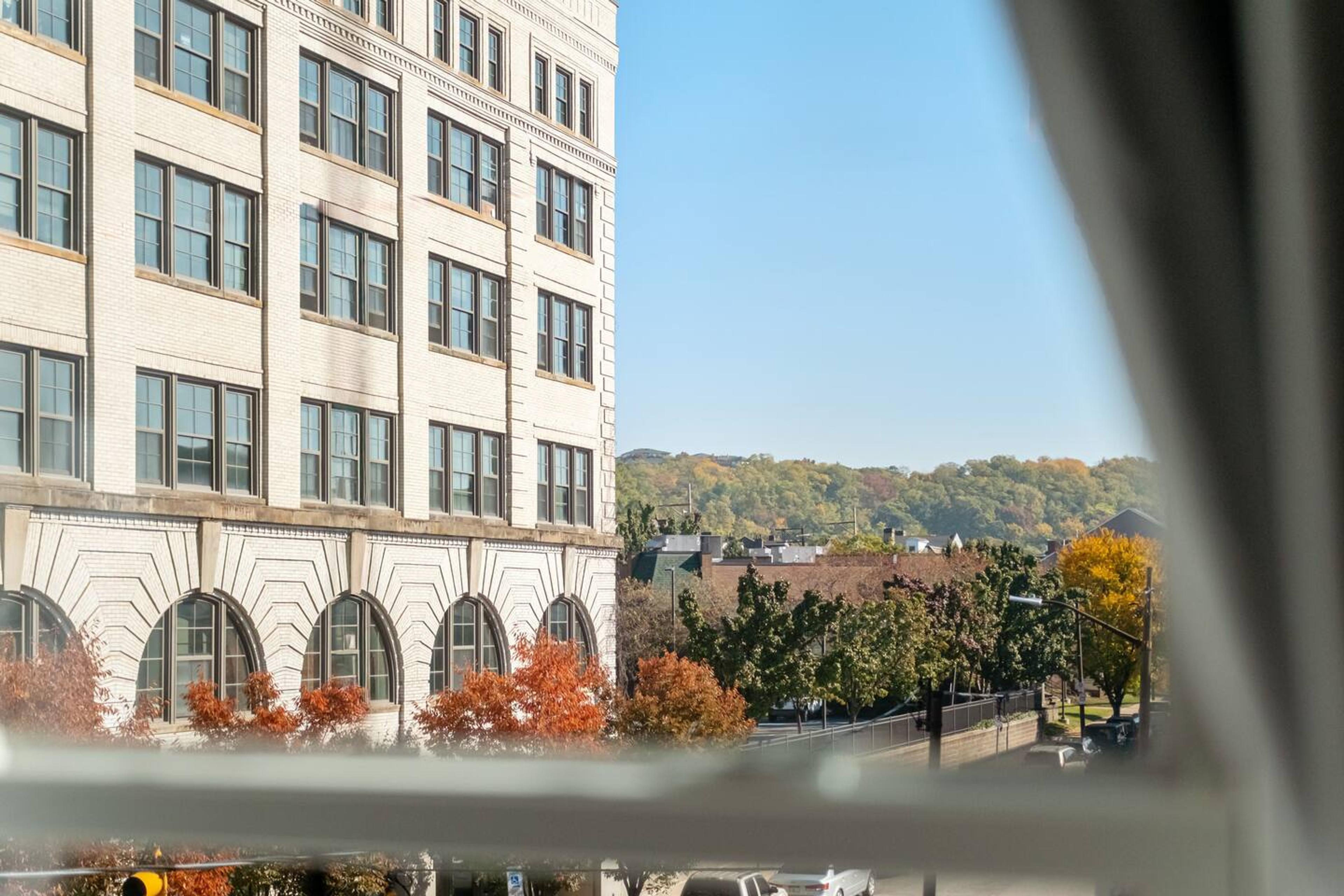 view from our building