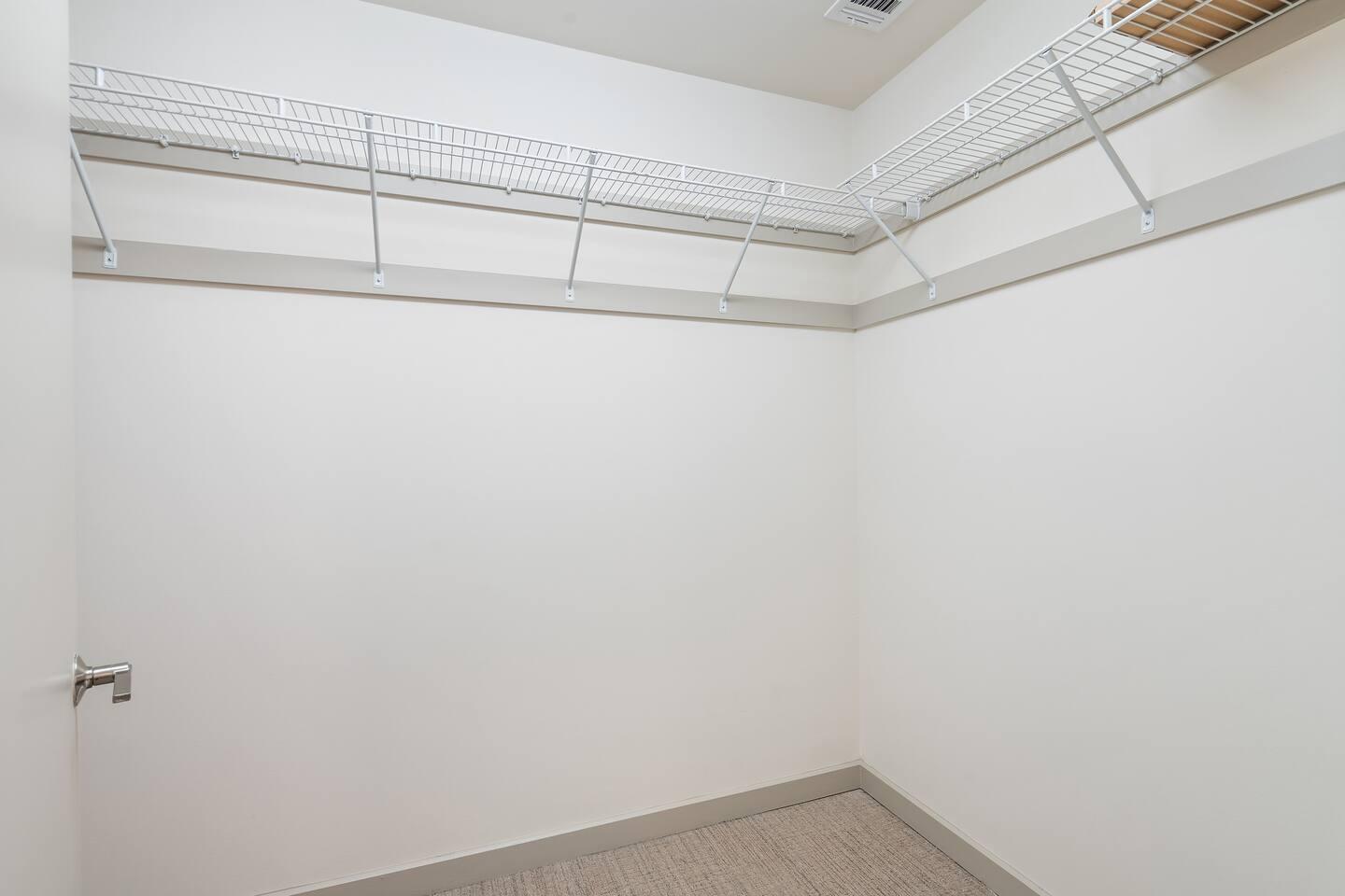 Closet space