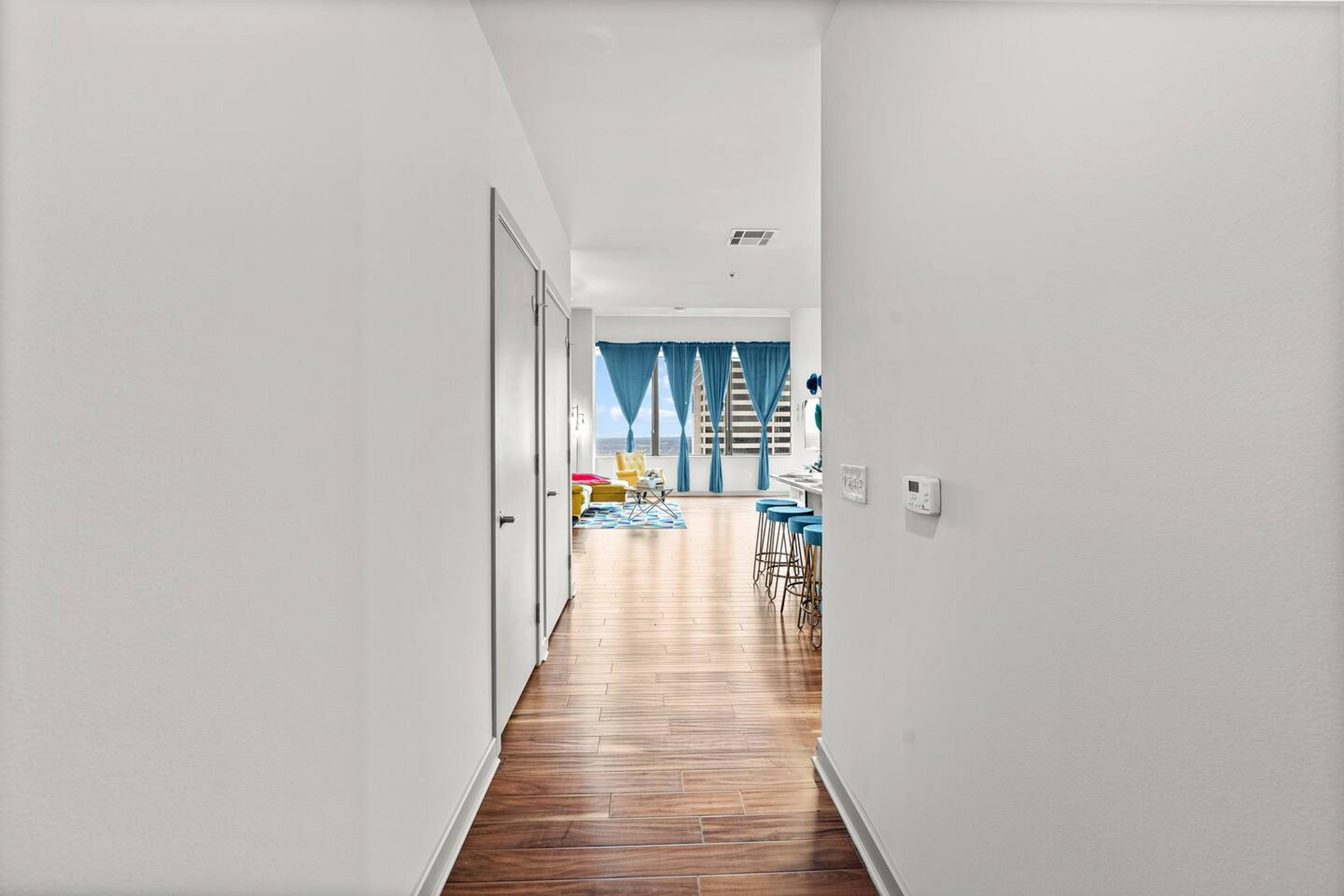 Hallway from living room