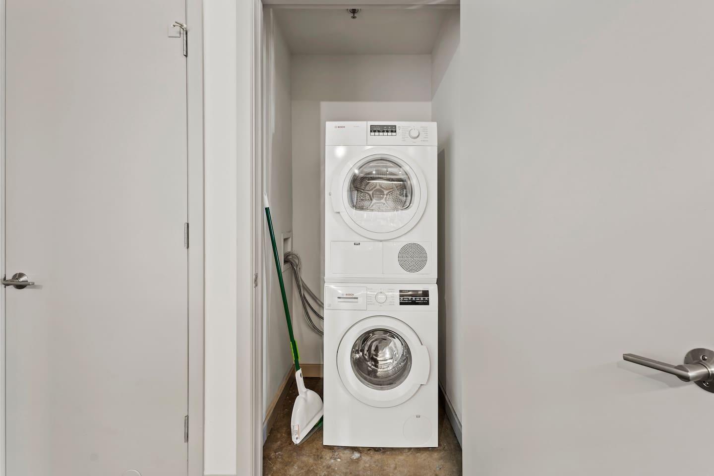 Laundry Area: With Washer and Dryer