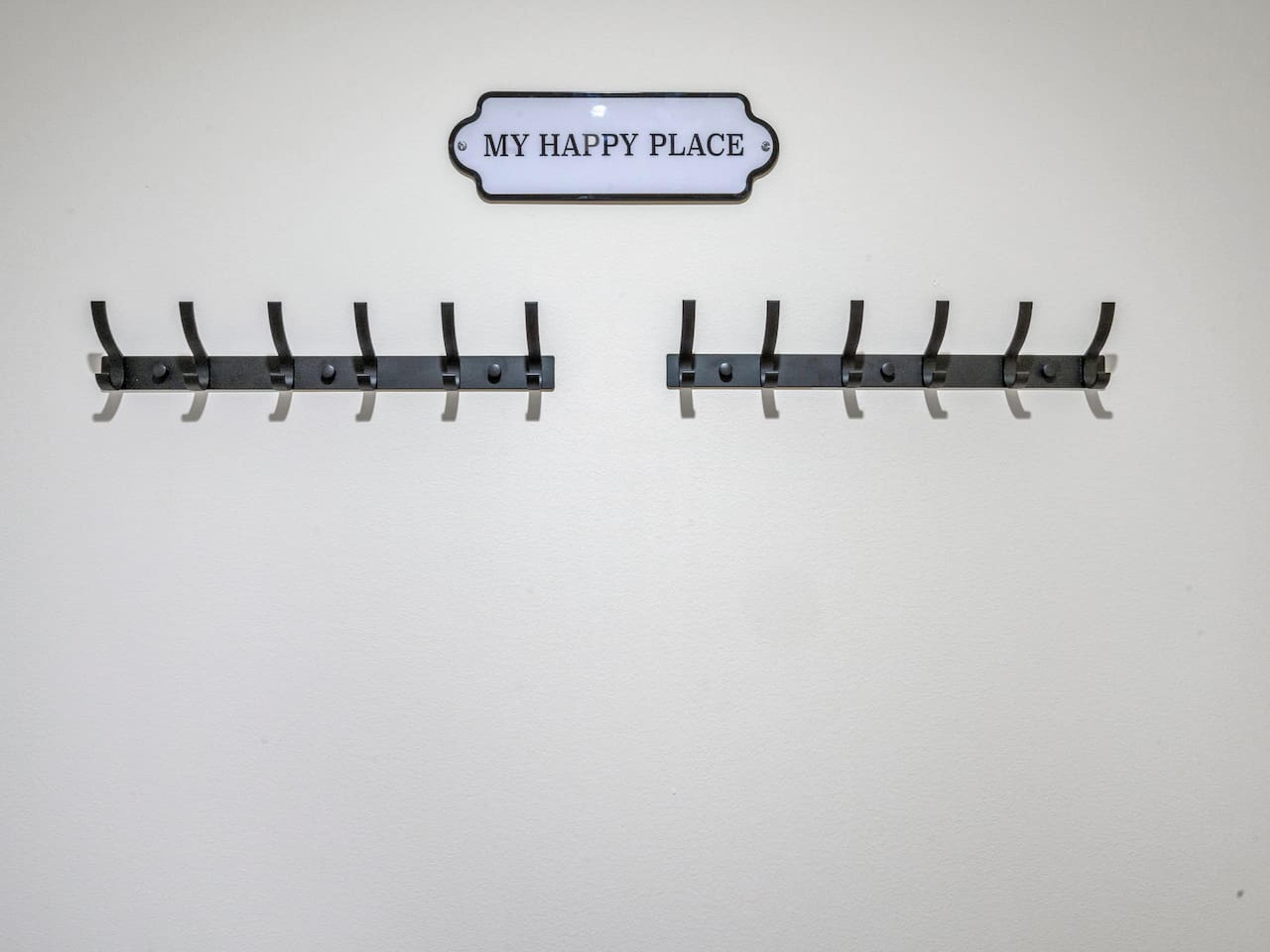 Coat hanger near the entrance.