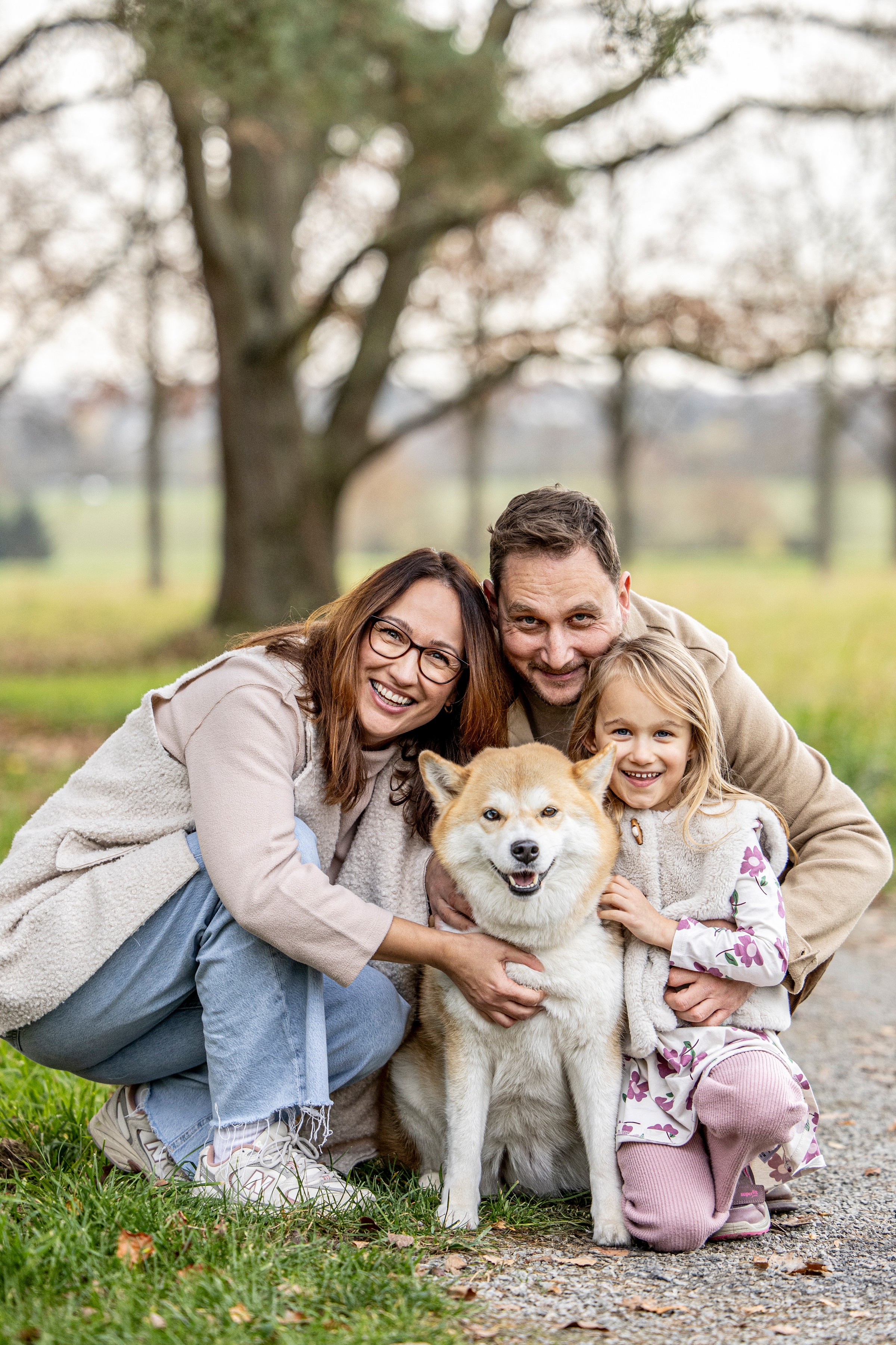 Nadine mit ihrer Familie