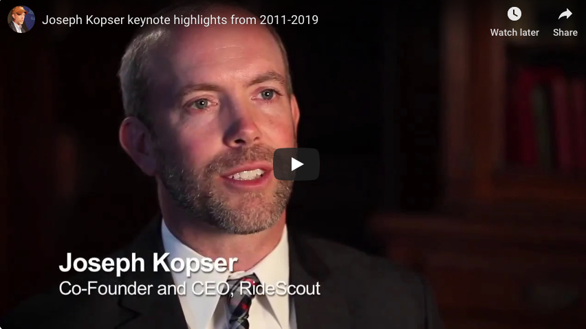Highlights of Joseph Kopser Keynotes and Workshops