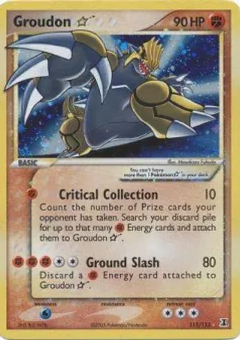 Groudon Card