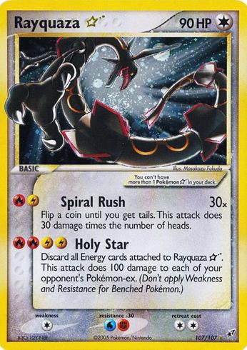 Rayquaza Card
