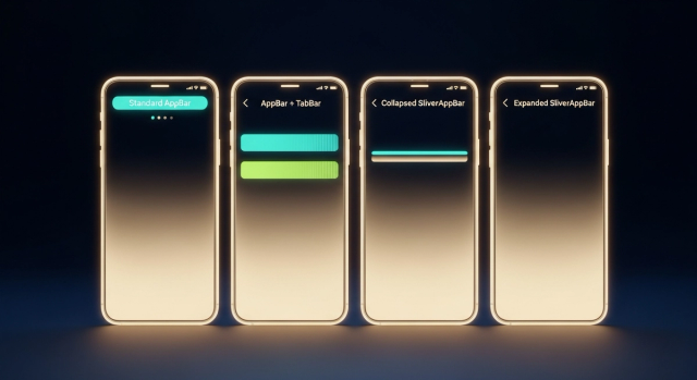 flutter appbar — hero diagram