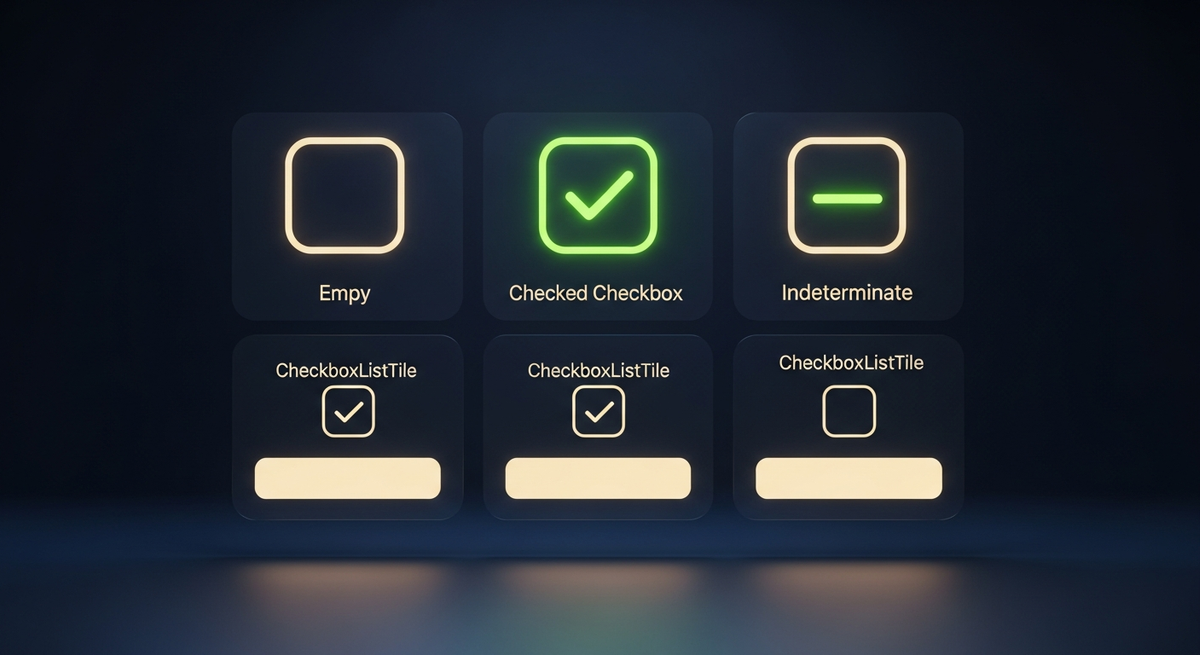 flutter checkbox — hero diagram
