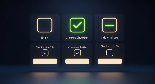 flutter checkbox — hero diagram