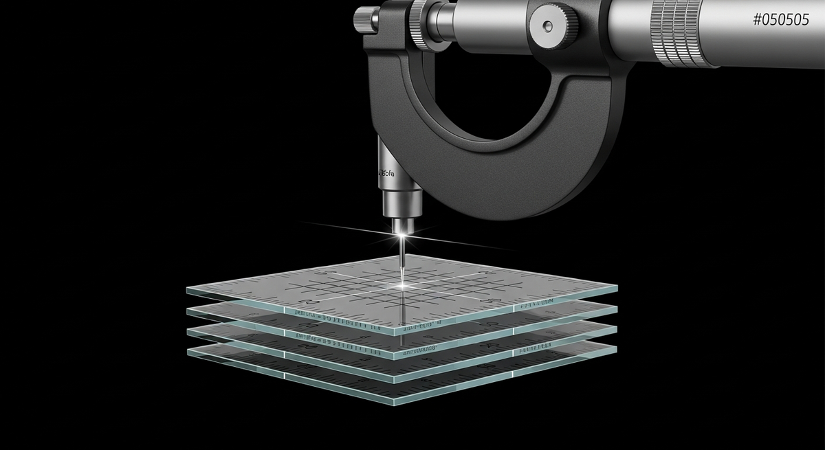Layered translucent measurement plates — the RAG benchmark methodology lens