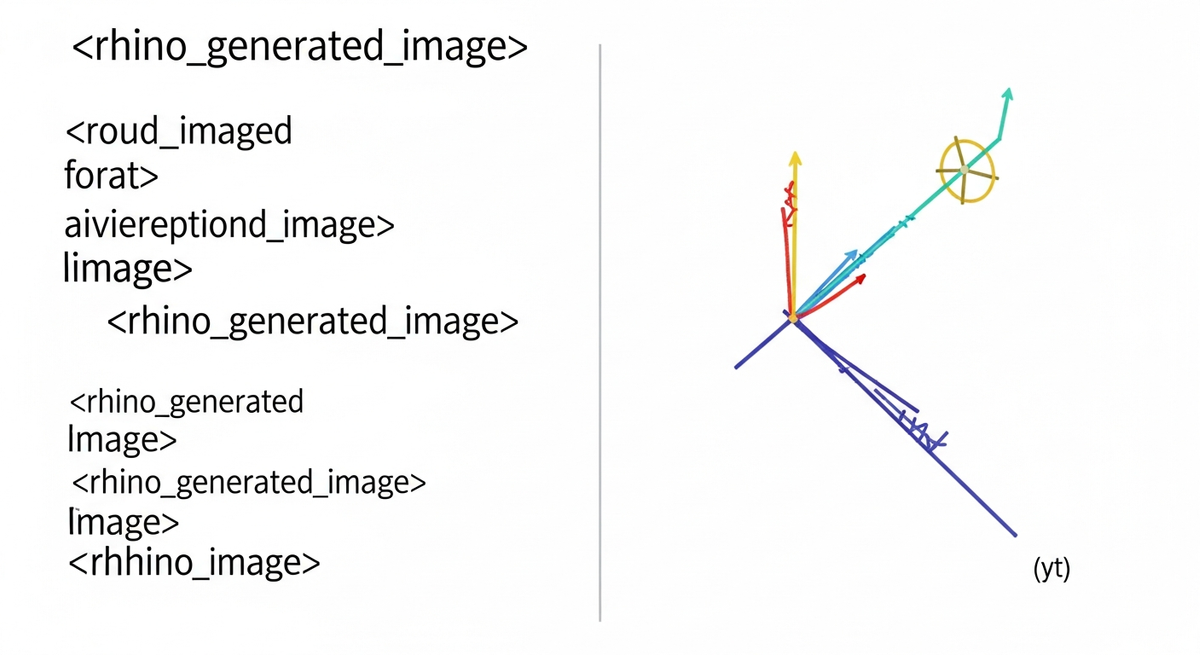 Stacked horizontal row primitives composing a list interface, editorial illustration
