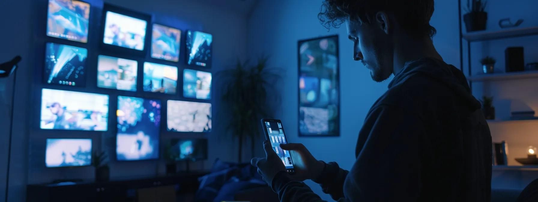 a developer seamlessly coding an app using flutter on multiple devices simultaneously.