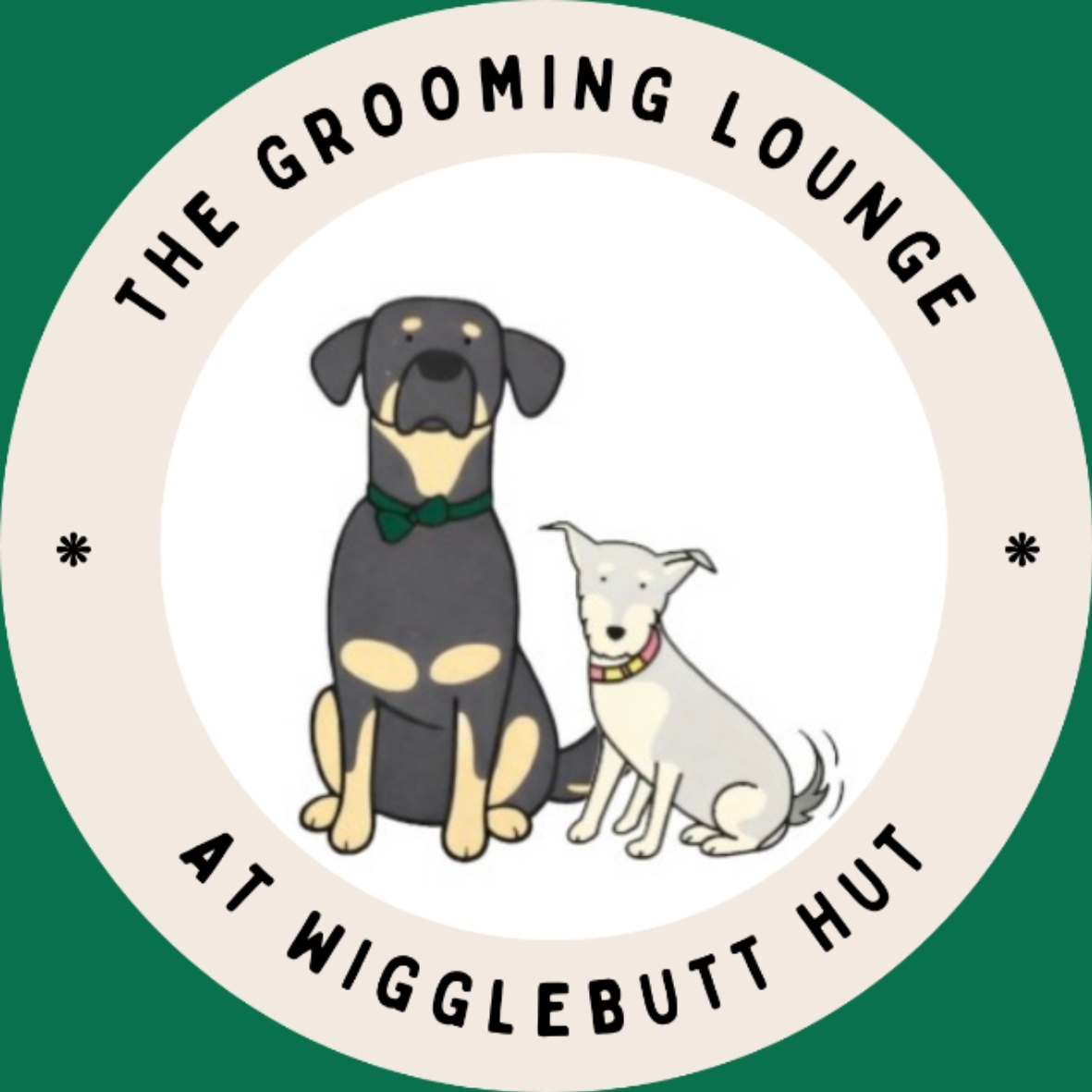 The Grooming Lounge At WiggleButt Hut logo