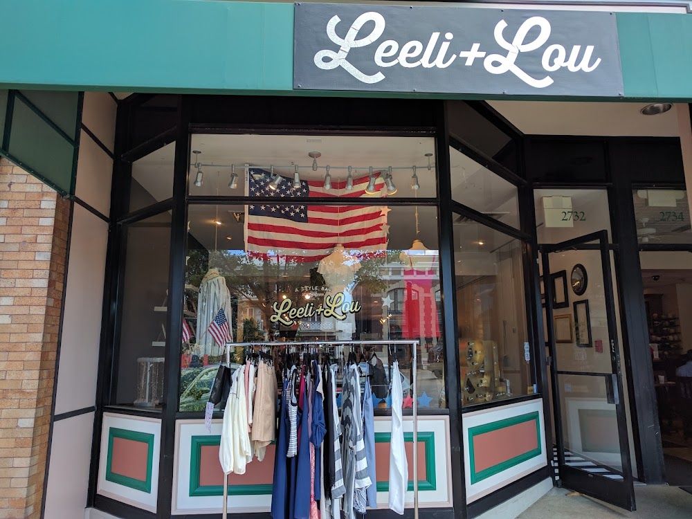 Leeli + Lou storefront
