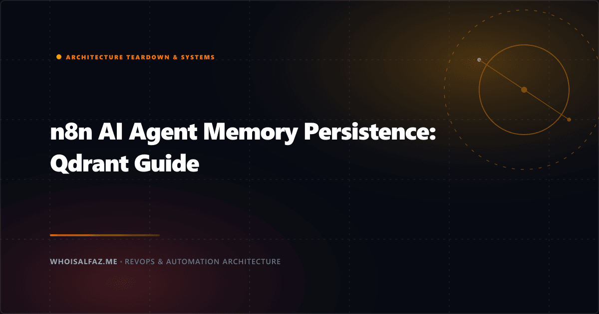 n8n AI Agent Memory Persistence: Qdrant Guide