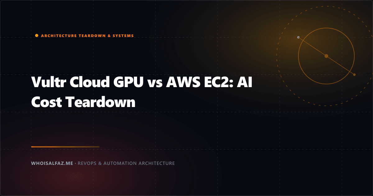 Vultr Cloud GPU vs AWS EC2: AI Cost Teardown