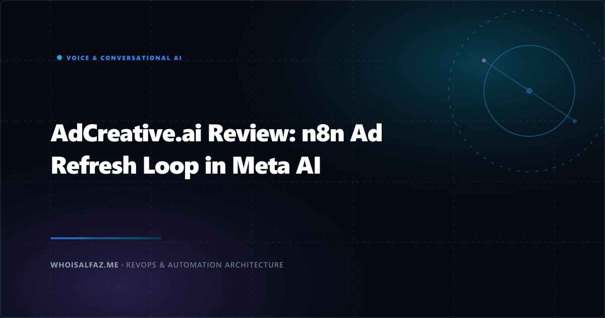 AdCreative.ai Review: n8n Ad Refresh Loop in Meta AI