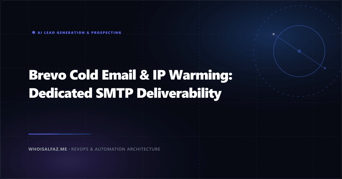 Brevo Cold Email & IP Warming: Dedicated SMTP Deliverability