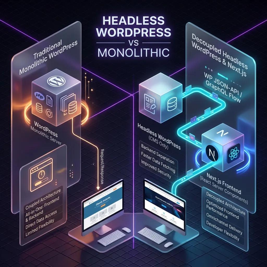 Headless WordPress vs Monolithic: Enterprise Decoupled Guide