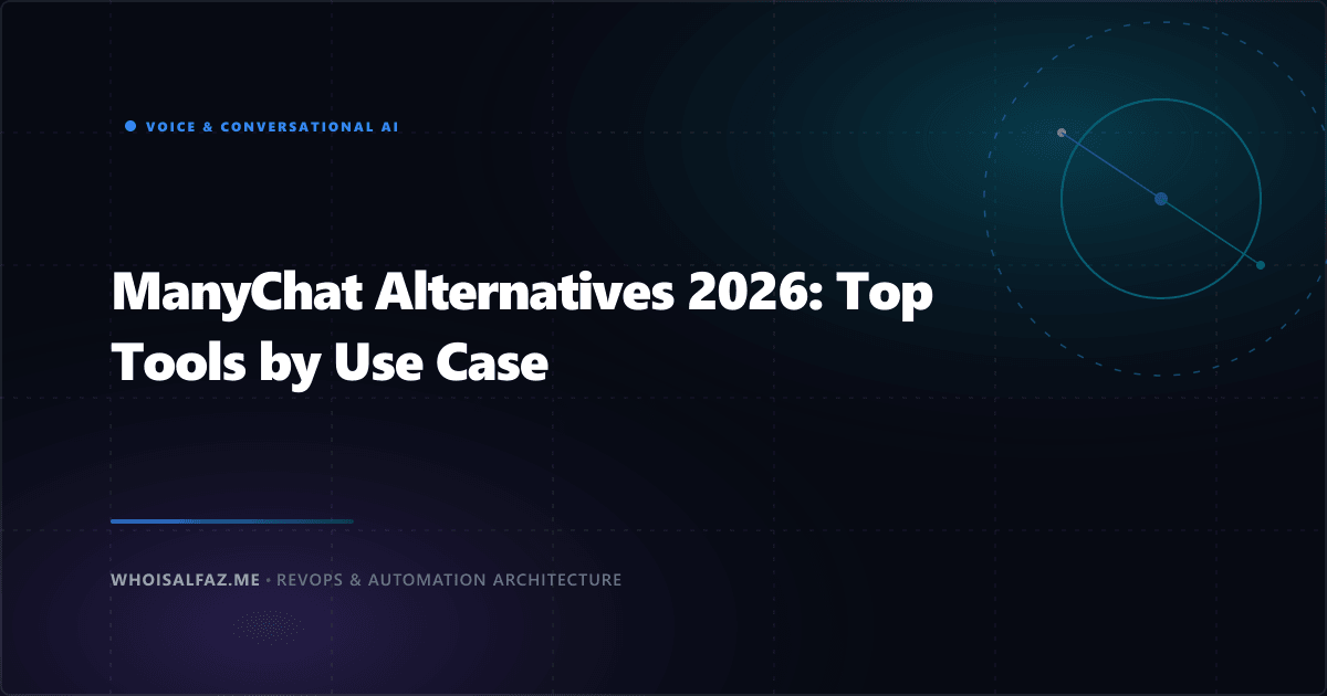 ManyChat Alternatives 2026: Top Tools by Use Case