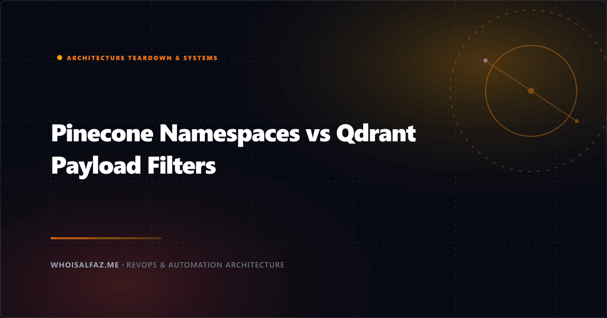 Pinecone Namespaces vs Qdrant Payload Filters
