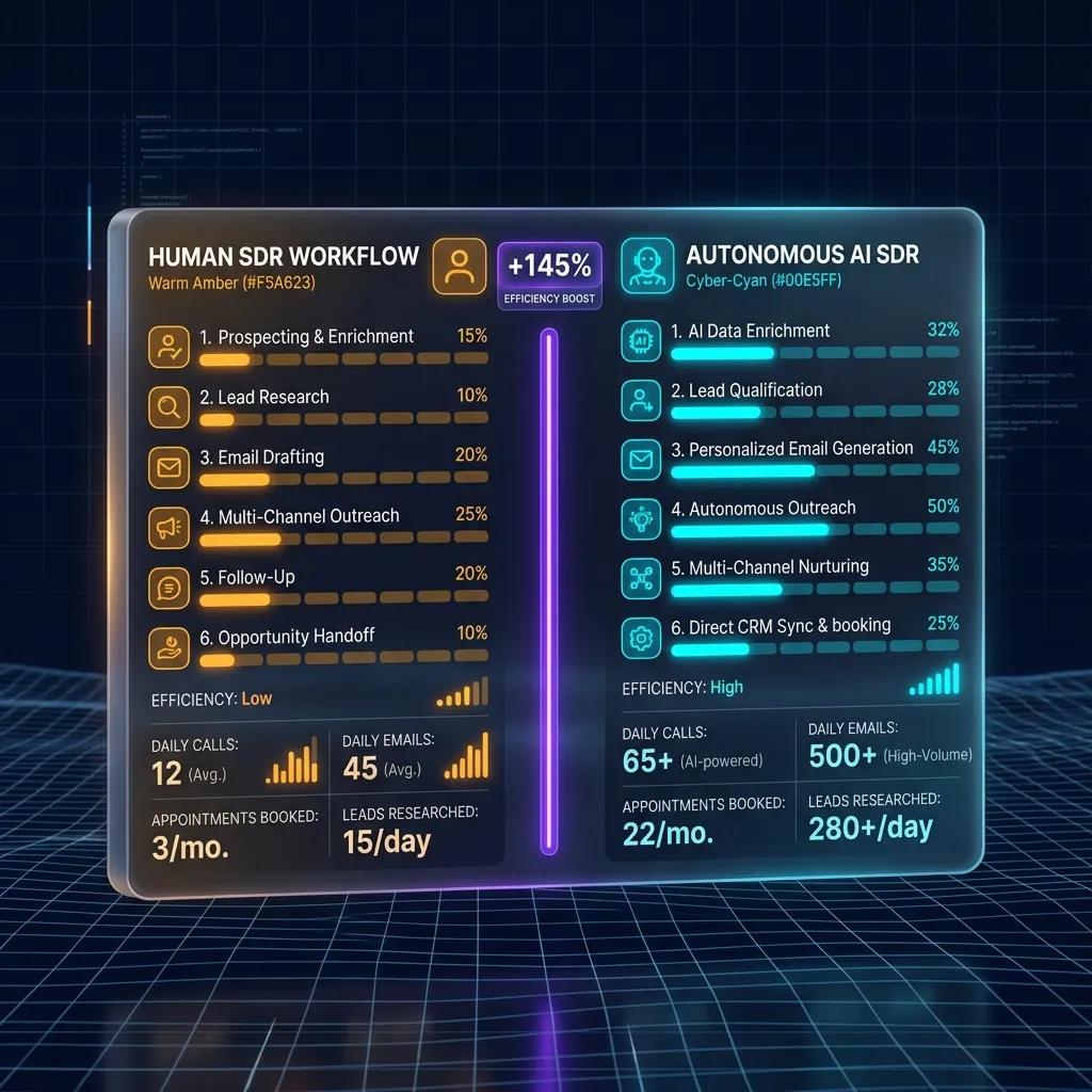 AiSDR vs Human SDR: A Technical Performance Teardown for B2B SaaS Sales Teams