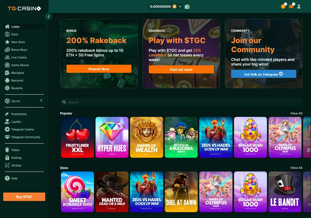 TG.casino review