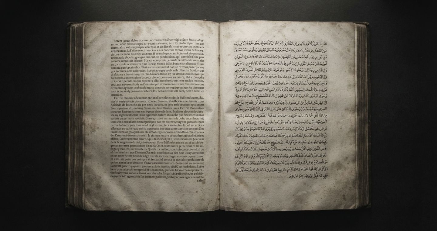 Claude watermark translation — the same passage in two scripts, only one of them marked