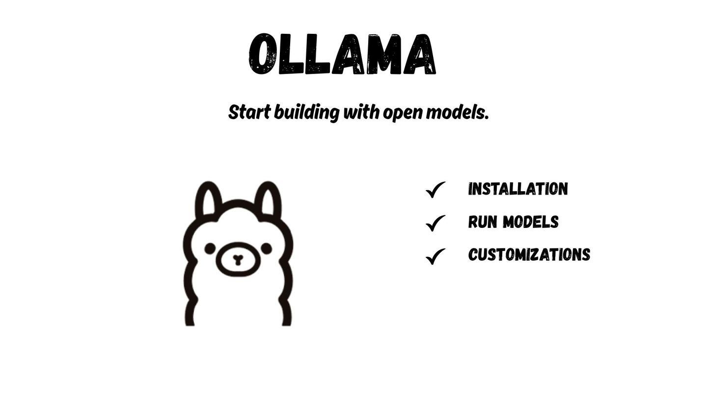 Ollama is the easiest way to automate your work using open models, while keeping your data safe.