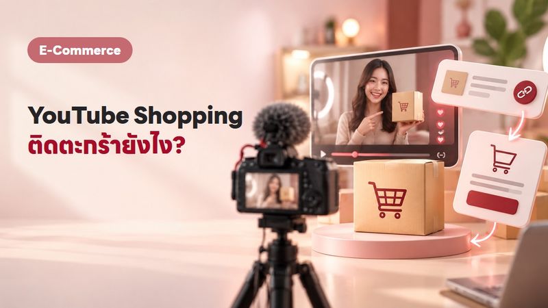 YouTube Shopping ไทยมาแล้ว ครีเอเตอร์กับร้านค้าติดตะกร้ายังไง