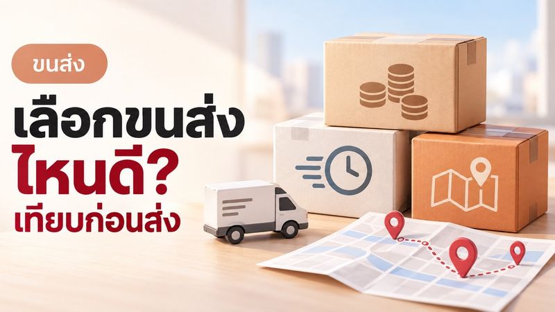 เลือกขนส่งเจ้าไหนดี เทียบราคา ความเร็ว และพื้นที่ส่ง