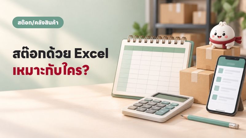 สต๊อกสินค้าด้วย Excel ฟรี เหมาะกับใคร ใช้ยังไง