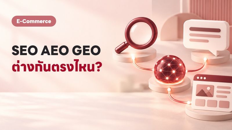 SEO AEO GEO คืออะไร ต่างกันยังไง ทำไมปี 2569 ต้องทำทั้งสามพร้อมกัน