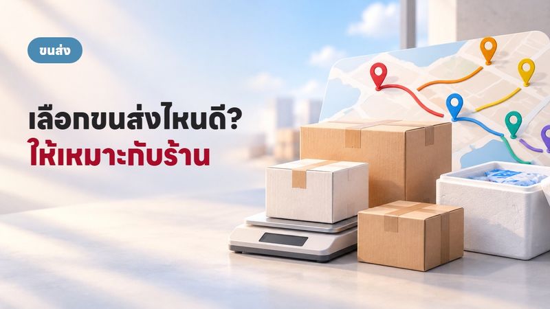คู่มือเลือกขนส่งร้านค้าออนไลน์ 2569: เทียบทุกเจ้า SPX Nim ECO Post Flash Kerry J&T ไปรษณีย์