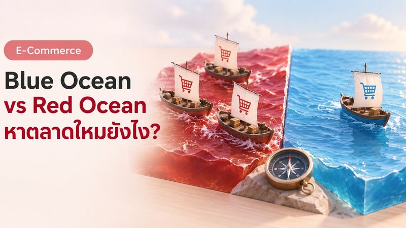 Blue Ocean vs Red Ocean หาตลาดใหม่ยังไงในยุคที่แข่งกันดุ