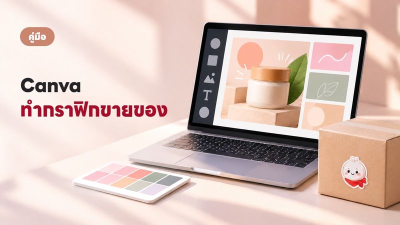 ใช้ Canva ทำกราฟิกขายของออนไลน์ ปี 2569 ฟีเจอร์ AI ใหม่ + ราคาไทยอัปเดต