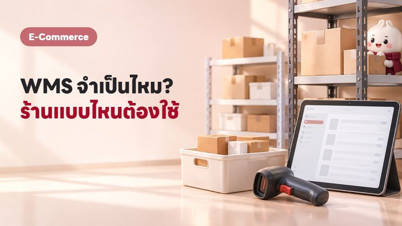 WMS คืออะไร? ร้านขนาดไหนถึงต้องมีระบบคลังสินค้า (คำตอบตรง ๆ)