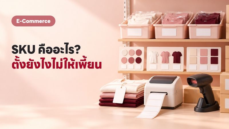 SKU คืออะไร ย่อมาจากอะไร ตั้งยังไงไม่ให้สต๊อกเพี้ยน
