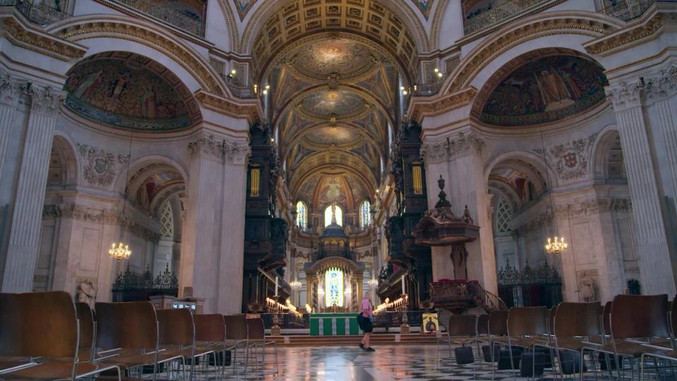 Pink Hygiene at St Paul's Cathedral