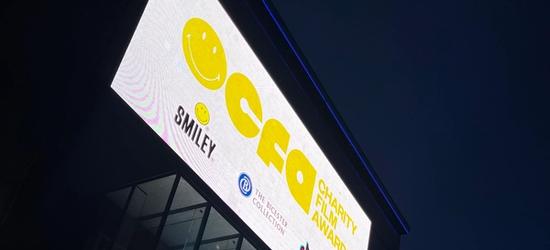 signage of the smiley charity film awards