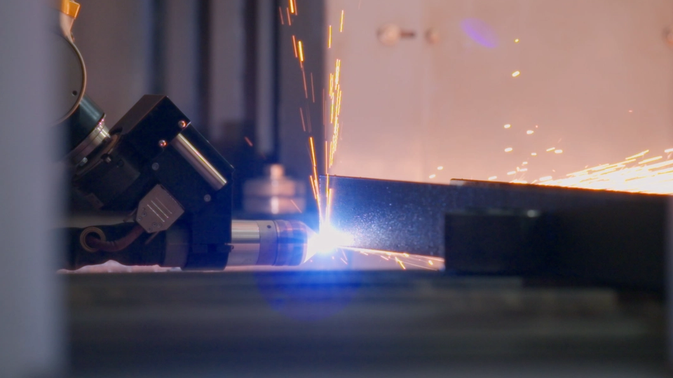 close up of coping machine at IMS