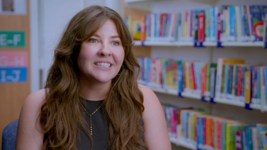 an interview with one of the teachers