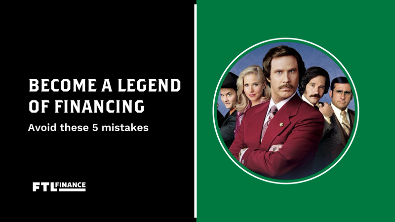 Avoid These 5 Mistakes to Become a Legend of Financing